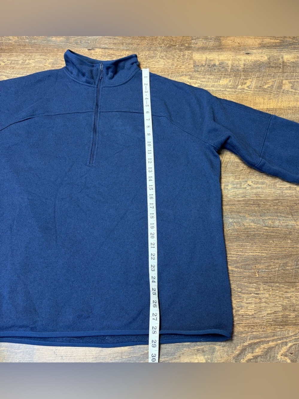 North Face Front Range Half 1/2 Zip Pullover Blue Fleece Sweatshirt Mens XXL 2XL - Picture 4 of 15